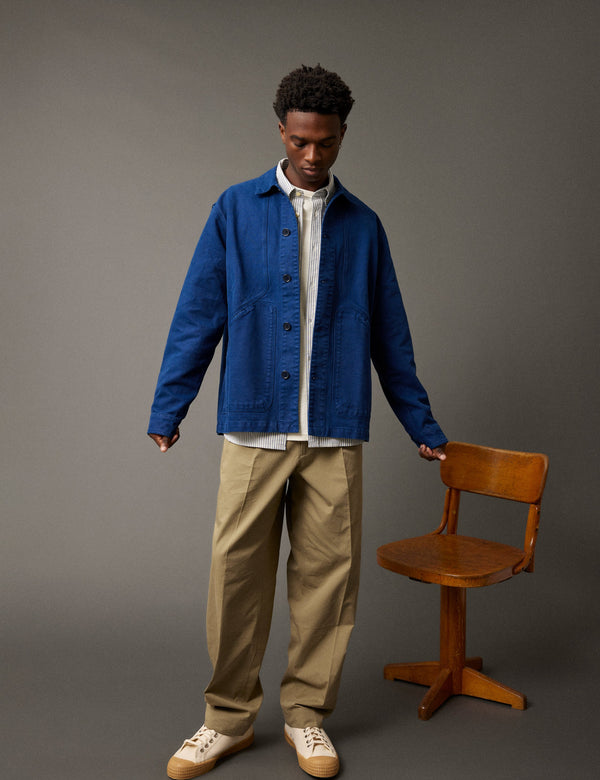 Forét BERRY OVERSHIRT - BLUE