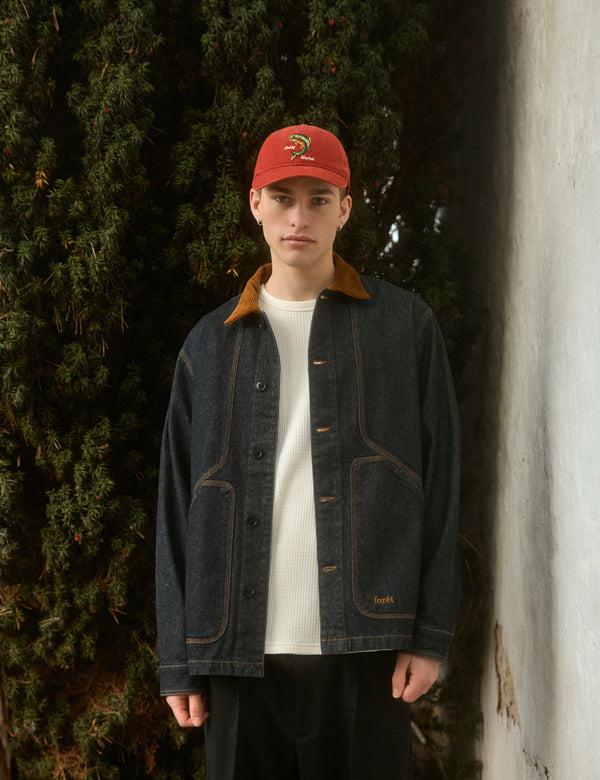 Forét BERRY OVERSHIRT - DARK DENIM