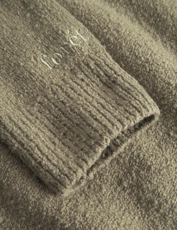 Forét BLOOM BOUCLE KNIT - DUSTY OLIVE
