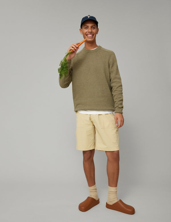 Forét BLOOM BOUCLE KNIT - DUSTY OLIVE