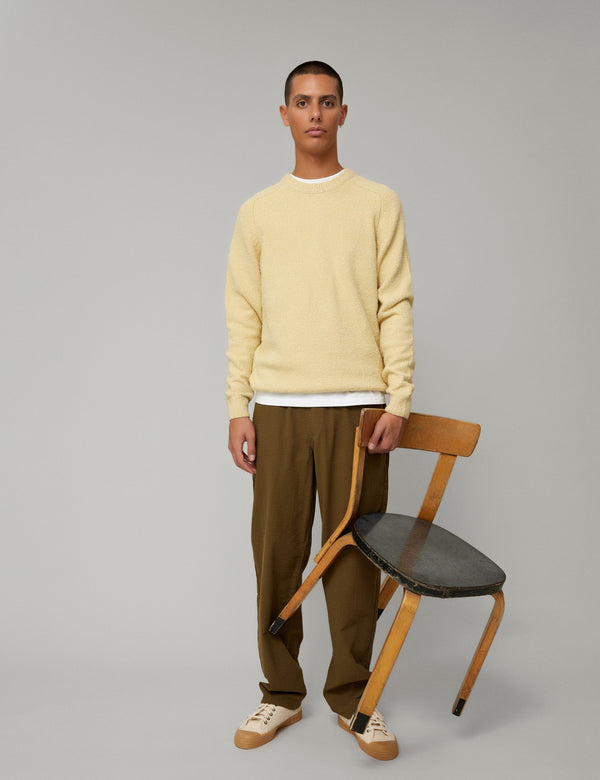 Forét BLOOM BOUCLE KNIT - DUSTY YELLOW