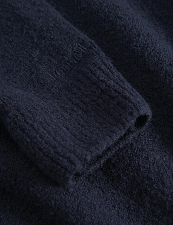 Forét BLOOM BOUCLE KNIT - NAVY