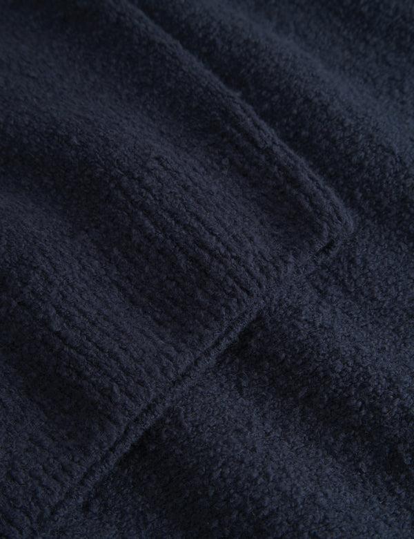 Forét BLOOM BOUCLE KNIT - NAVY