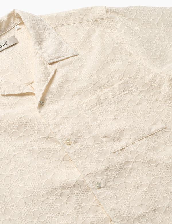 Forét BLOSSOM SS SHIRT - CLOUD