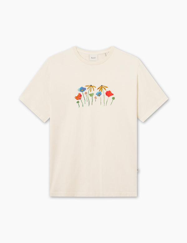 forét BOTANIC T-SHIRT - CLOUD