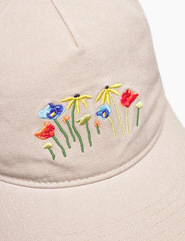 Forét BOTANIC WASHED CAP - KHAKI