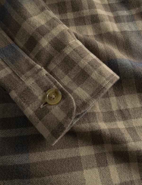 Forét CABIN ZIP SHIRT - CHECK