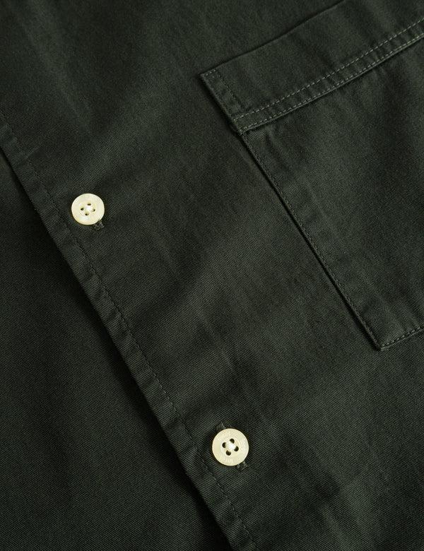 Forét CAMP LIGHT TWILL SHIRT - DARK MOSS
