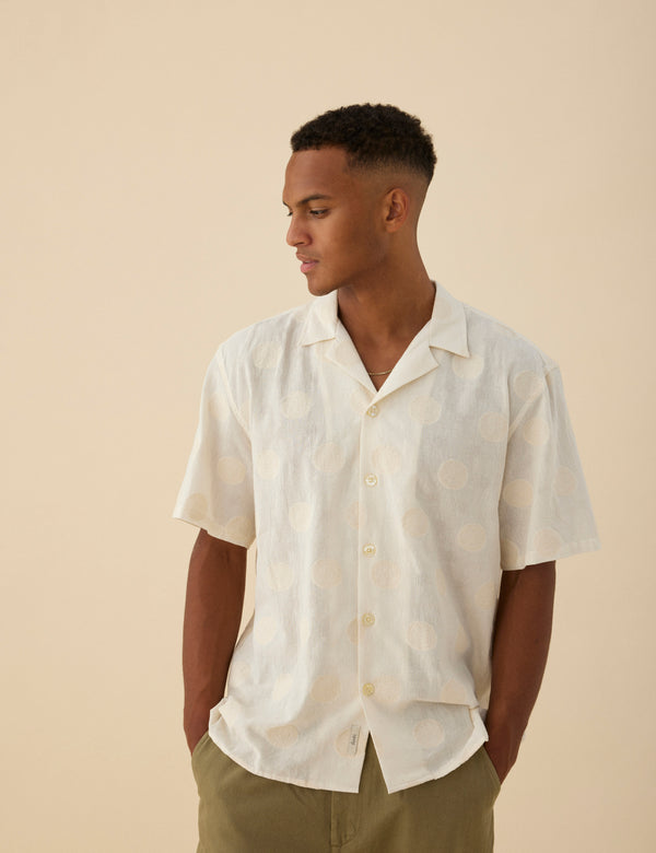 Forét CIRCLE SHIRT - CLOUD