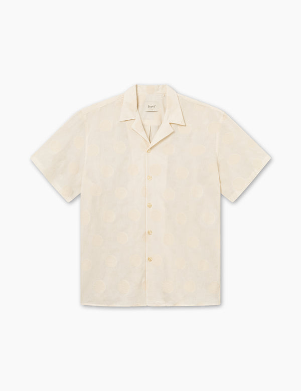 forét CIRCLE SHIRT - CLOUD