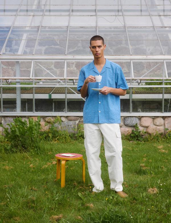 Forét CLAY CARGO PANTS - CLOUD