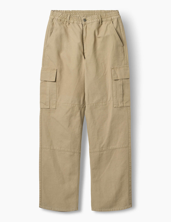 Forét CLAY CARGO PANTS - KHAKI