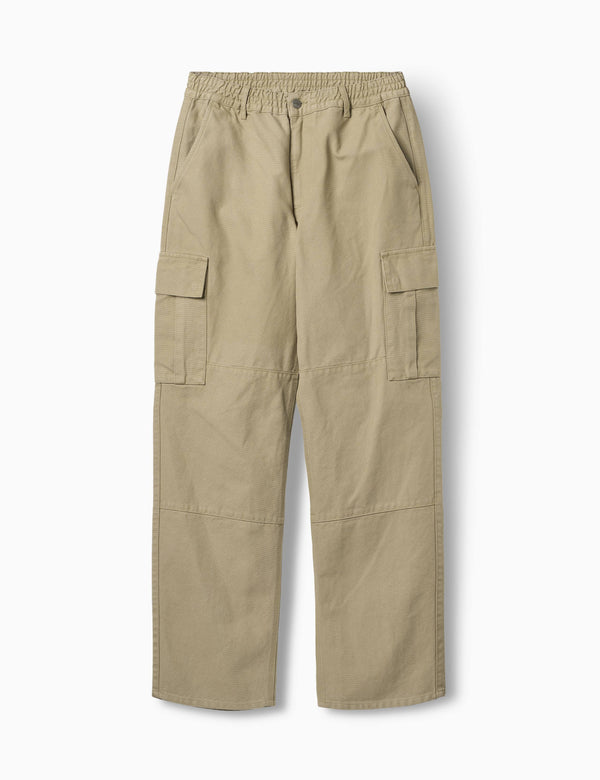 forét CLAY CARGO PANTS - KHAKI