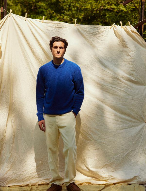 Forét CLAY PANTS - CREAM CORDUROY