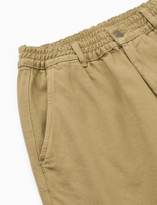 Forét CLAY TWILL PANTS - KHAKI
