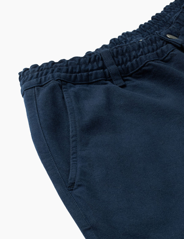 Forét CLAY TWILL PANTS - NAVY
