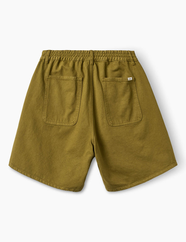 Forét CLAY TWILL SHORTS - OLIVE