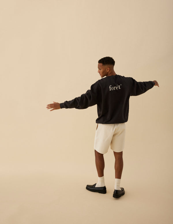 Forét CLAY TWILL SHORTS - UNDYED