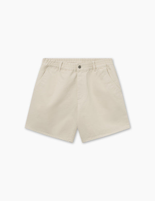 forét CLAY TWILL SHORTS - UNDYED
