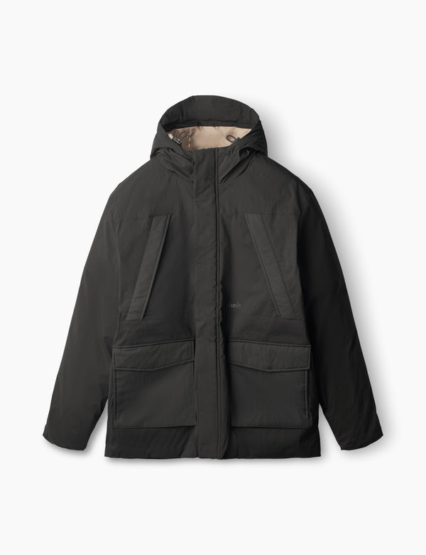 forét DAWDLE JACKET - BLACK