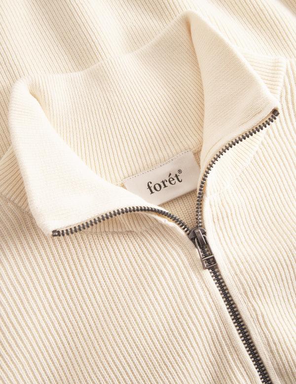 Forét DELTA RIB HALF ZIP - CLOUD