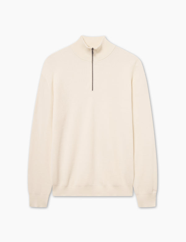forét DELTA RIB HALF ZIP - CLOUD