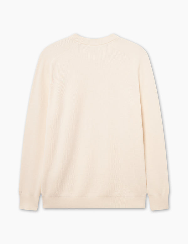 Forét DELTA RIB KNIT - CLOUD