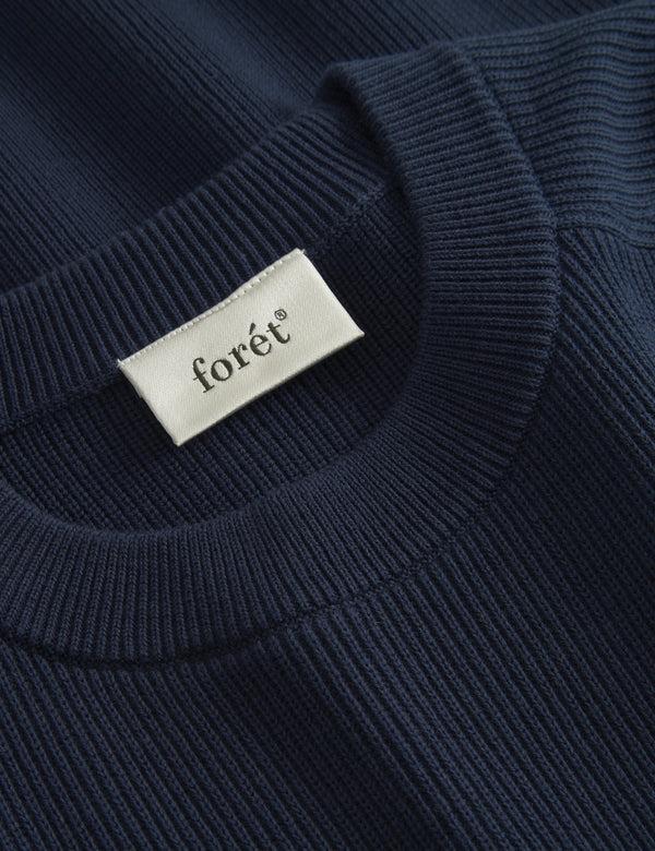 Forét DELTA RIB KNIT - NAVY