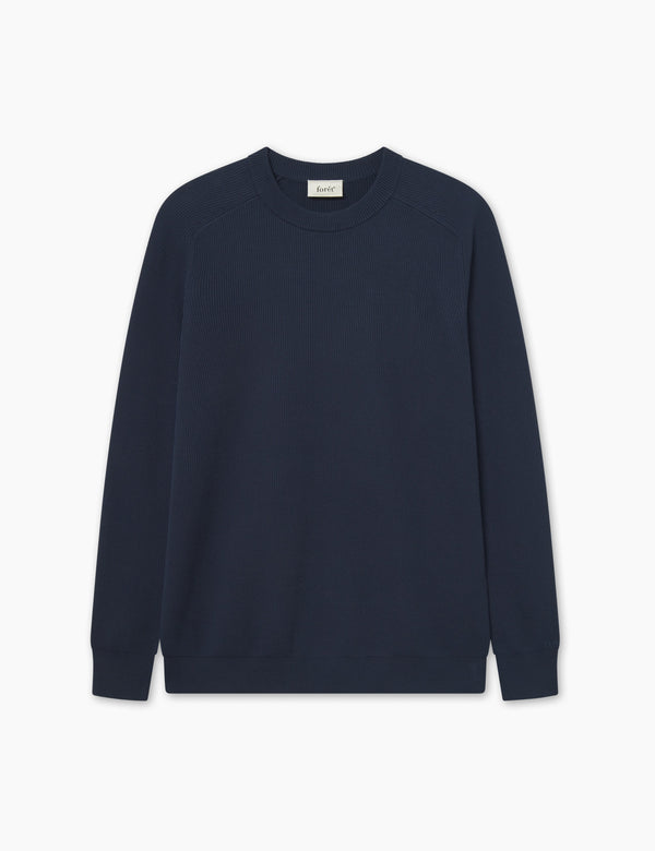 forét DELTA RIB KNIT - NAVY