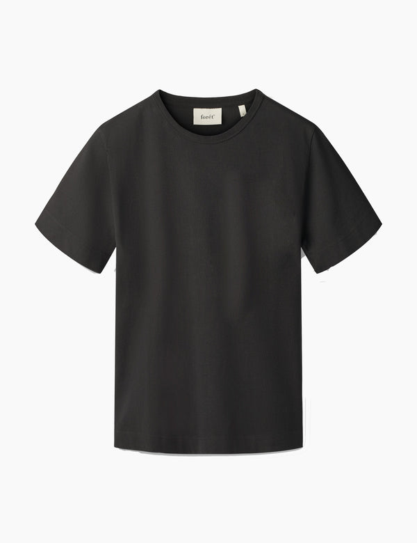 forét EAST T-SHIRT - BLACK