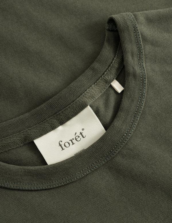 Forét EAST T-SHIRT - DARK MOSS