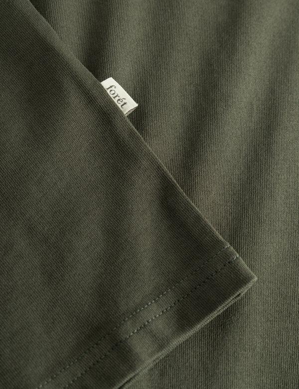 Forét EAST T-SHIRT - DARK MOSS