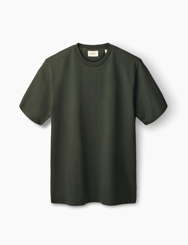 forét EAST T-SHIRT - DARK MOSS