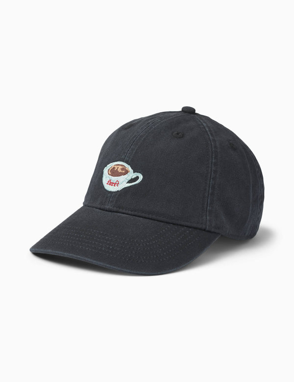 forét ELEMENT MUG WASHED CAP - BLACK