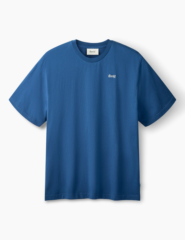 forét FIN T-SHIRT - BLUE