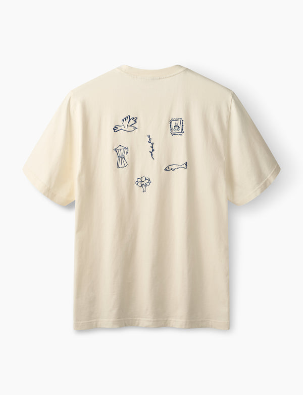 Forét FIN T-SHIRT - CLOUD