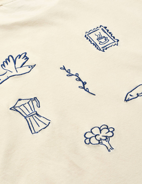 Forét FIN T-SHIRT - CLOUD