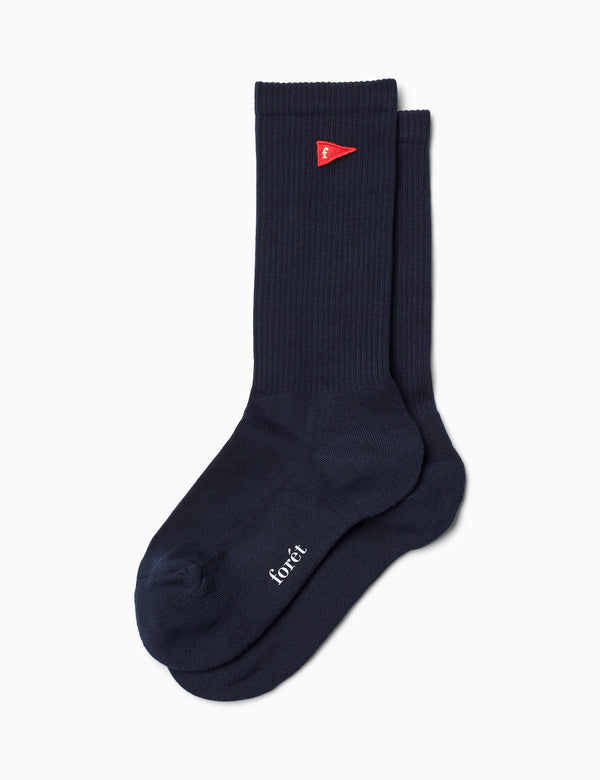 forét FLAG SOCKS - 2-PACK - NAVY