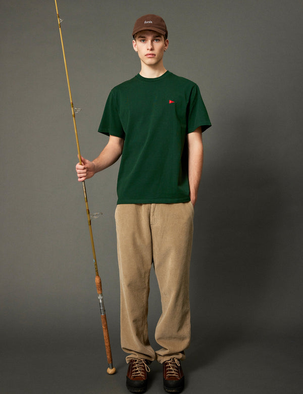 Forét FLAG T-SHIRT - DARK GREEN