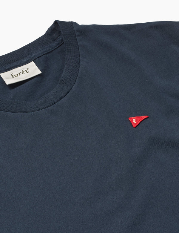 Forét FLAG T-SHIRT - NAVY