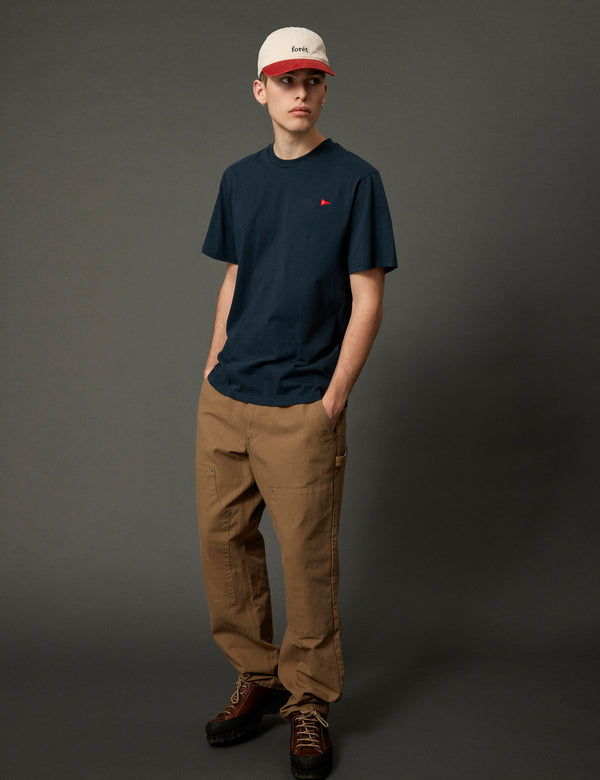 Forét FLAG T-SHIRT - NAVY