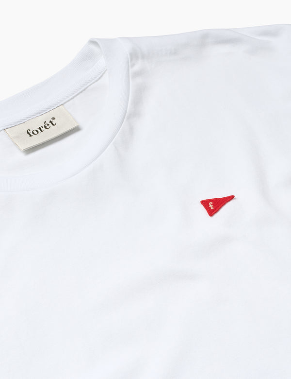 Forét FLAG T-SHIRT - WHITE
