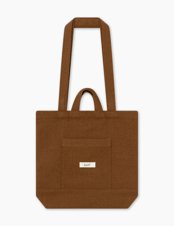forét FORÉT TOTE BAG - BROWN