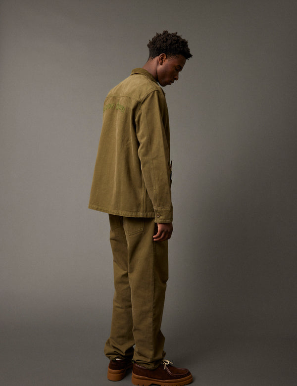 Forét FORÉT X KLEMAN OVERSHIRT - ARMY