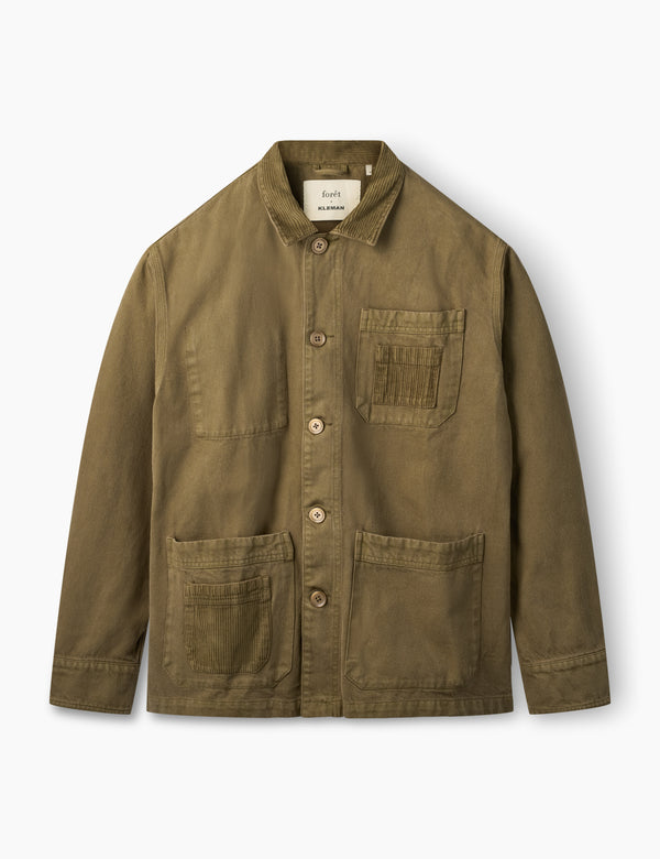 forét FORÉT X KLEMAN OVERSHIRT - ARMY