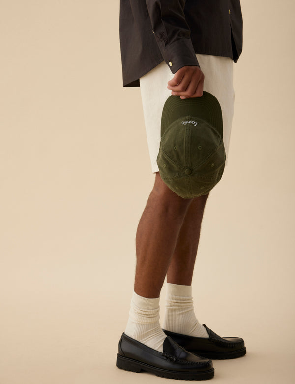 Forét HAWK WASHED CAP - ARMY