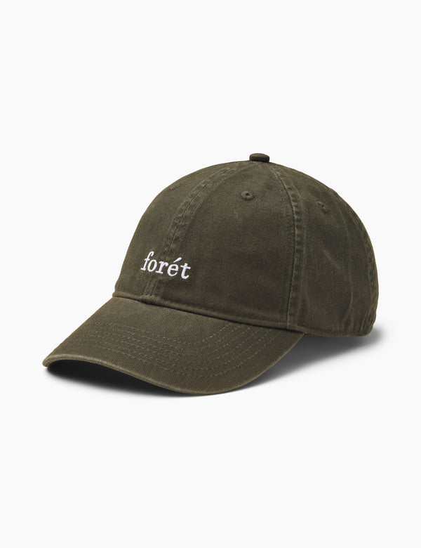 forét HAWK WASHED CAP - ARMY