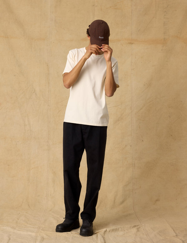 Forét HAWK WASHED CAP - BROWN