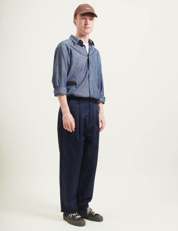 Forét HAWK WASHED CAP - BROWN