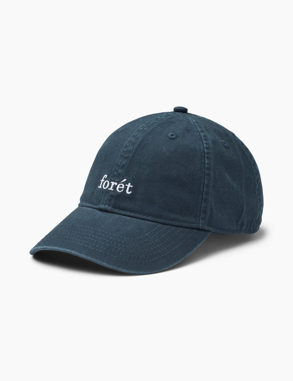 forét HAWK WASHED CAP - NAVY